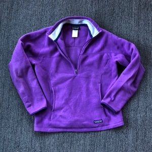 Patagonia Synchilla quarter zip with kangaroo pocket